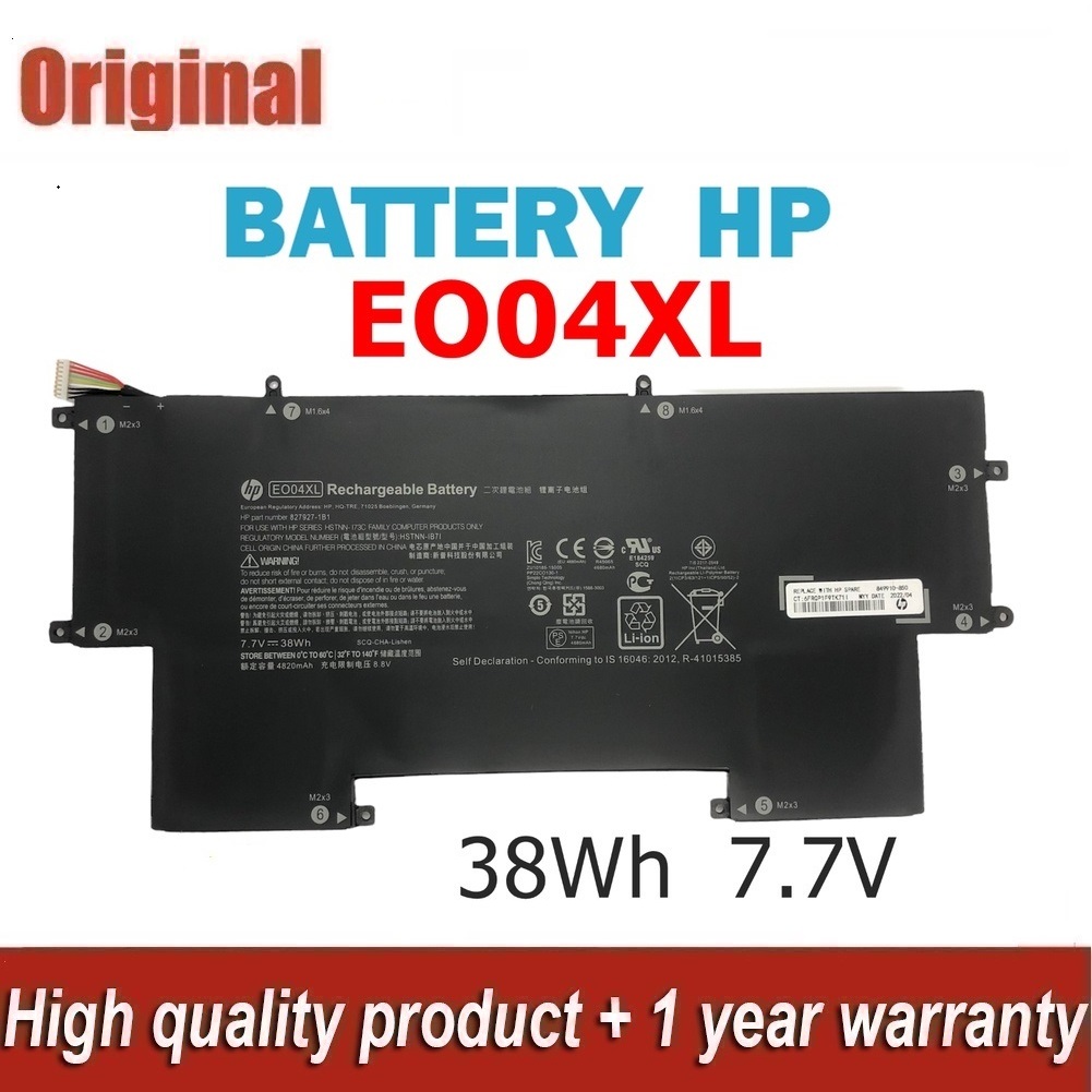 ♛HP แบตเตอรี่ EO04XL ของแท้ (สำหรับ EliteBook Folio G1 Series E004XL) HP Battery Notebook แบตเตอรี่โ