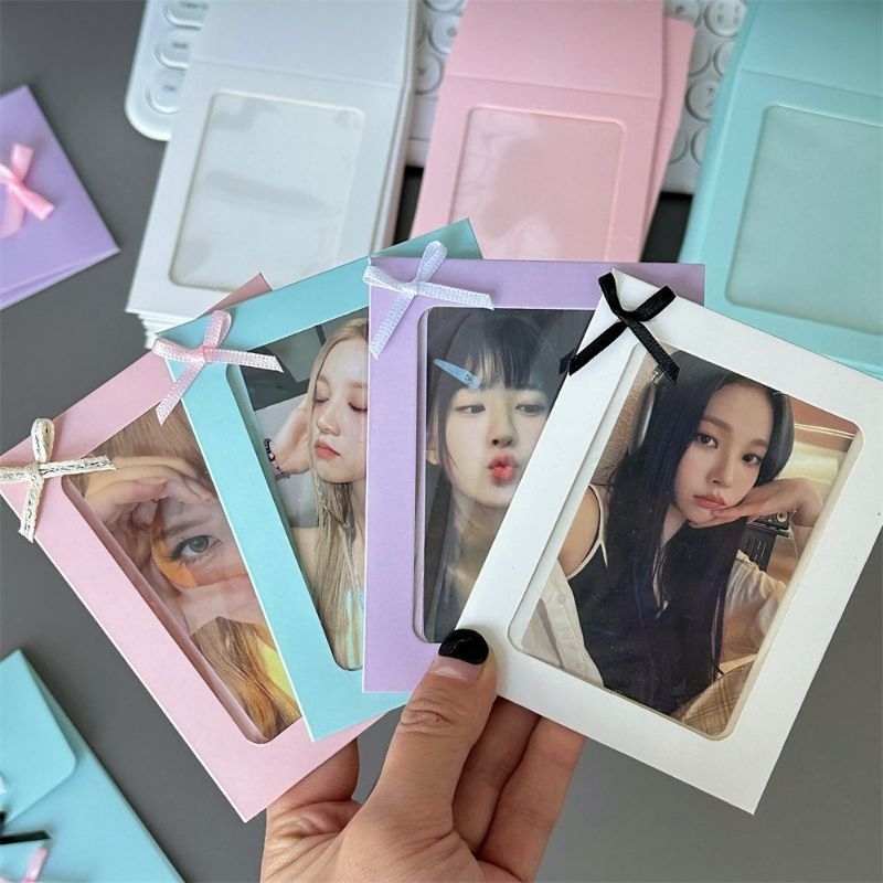 ซองกระดาษมาการองใส่รูป การ์ด ไอดอล ปัจฉิม ที่ระลึก 1ชิ้น