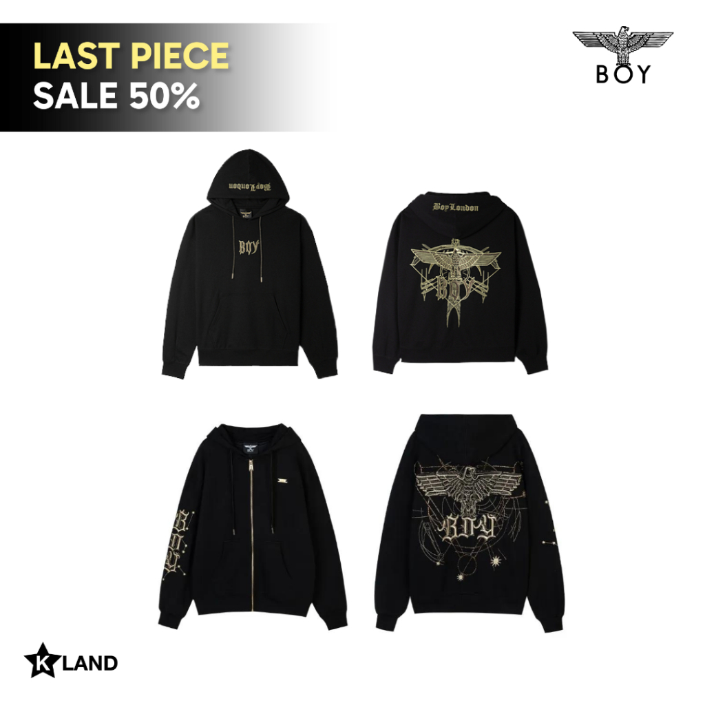 BOY LONDON HOODIES เสื้อแขนยาว ฮู้ดดี้ บอยลอนดอน ของแท้ (BOY21HD4001N)