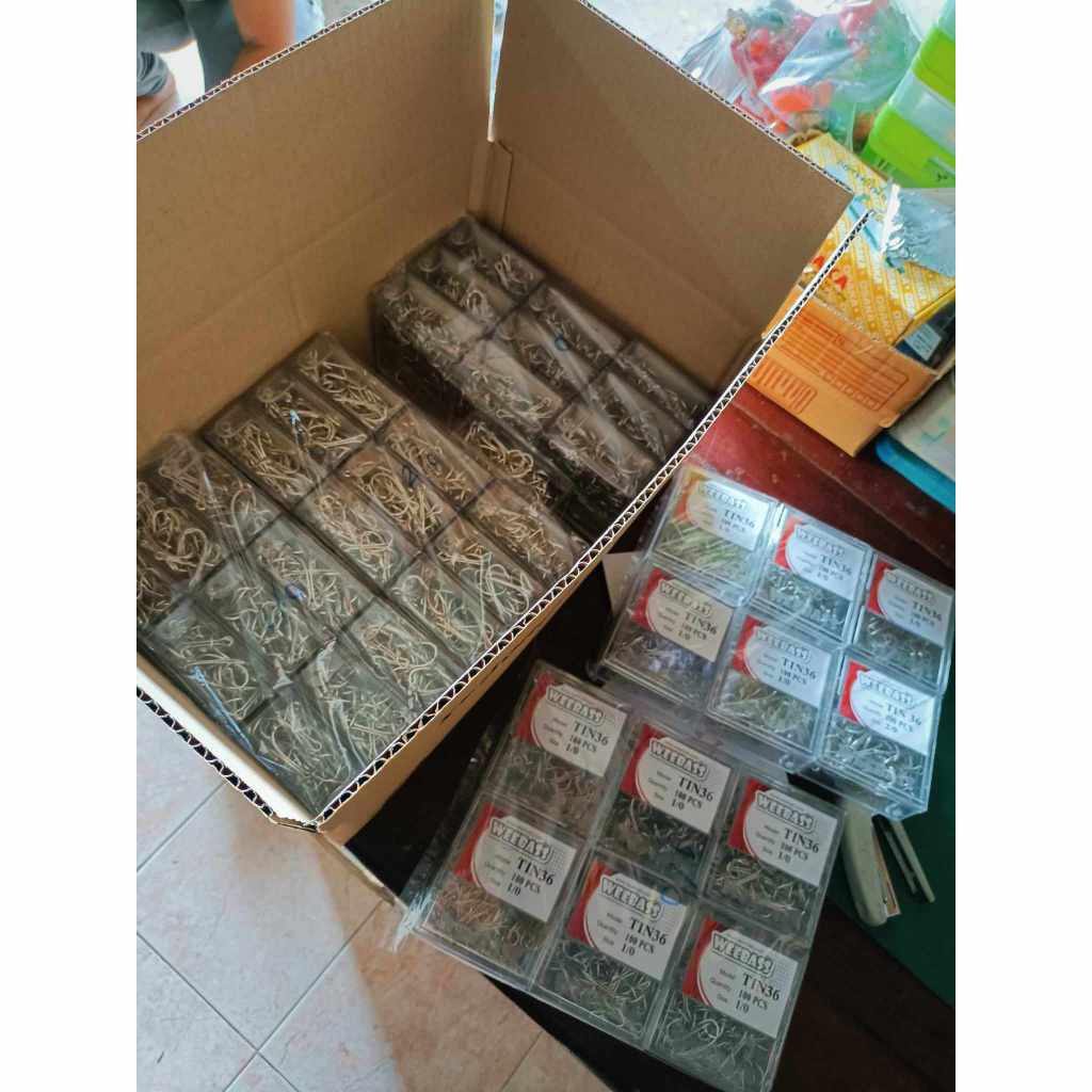 แท้100% ตัวเบ็ดวีเบส 2ทาง TIN36 WEEBASS เบ็ดวีเบส  ราคาปลีกและส่ง