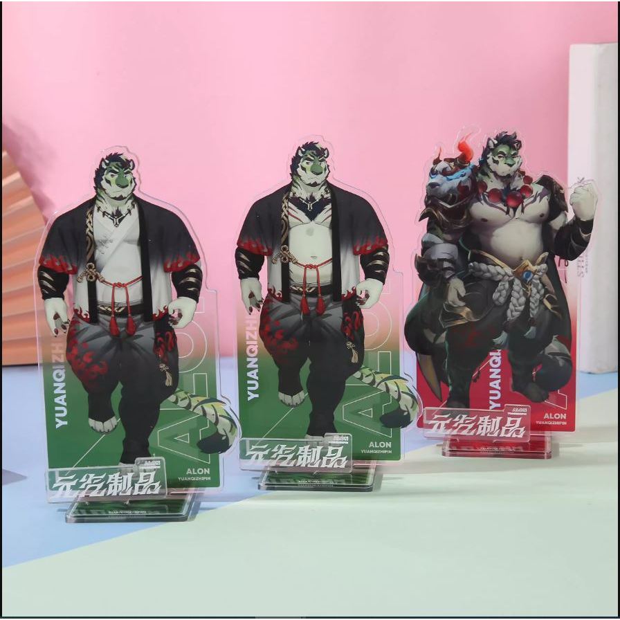 (สินค้ามือหนึ่ง) โมเดลตั้งโต็ะลายการ์ตูน ประเภท Kemono / Furry (Yuanqi) - Yuanqi Shui [Alon] Acrylic