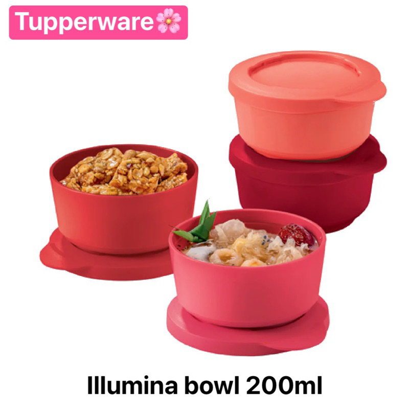 ภาชนะบรรจุอาหาร Tupperware Illumina Bowl (1ใบ) 200ml สุ่มสี