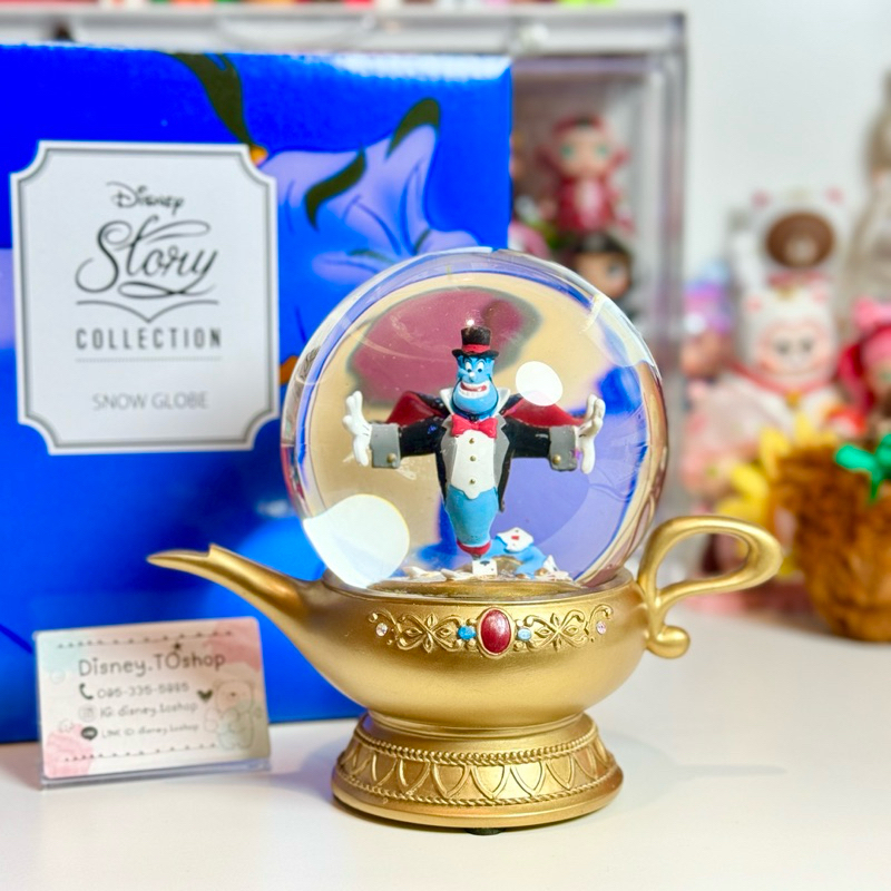 พร้อมส่ง 🌟 Disney Story Collection  - Genie Aladdin Snow Globe