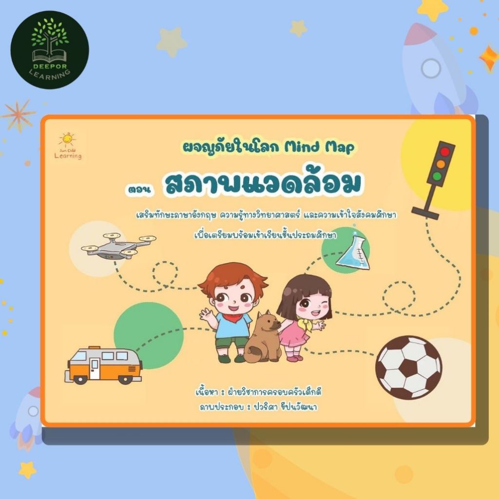 หนังสือเด็ก ผจญภัยในโลก Mind Map ตอน สภาพแวดล้อม (พิเศษ)