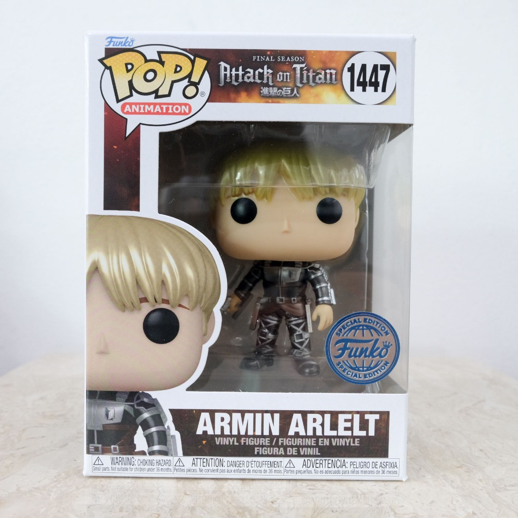 ⚔️ [Attack on Titan] ⚔️  Funko Pop Anime -  Armin Arlelt Sticker Special Edition กล่องสวย