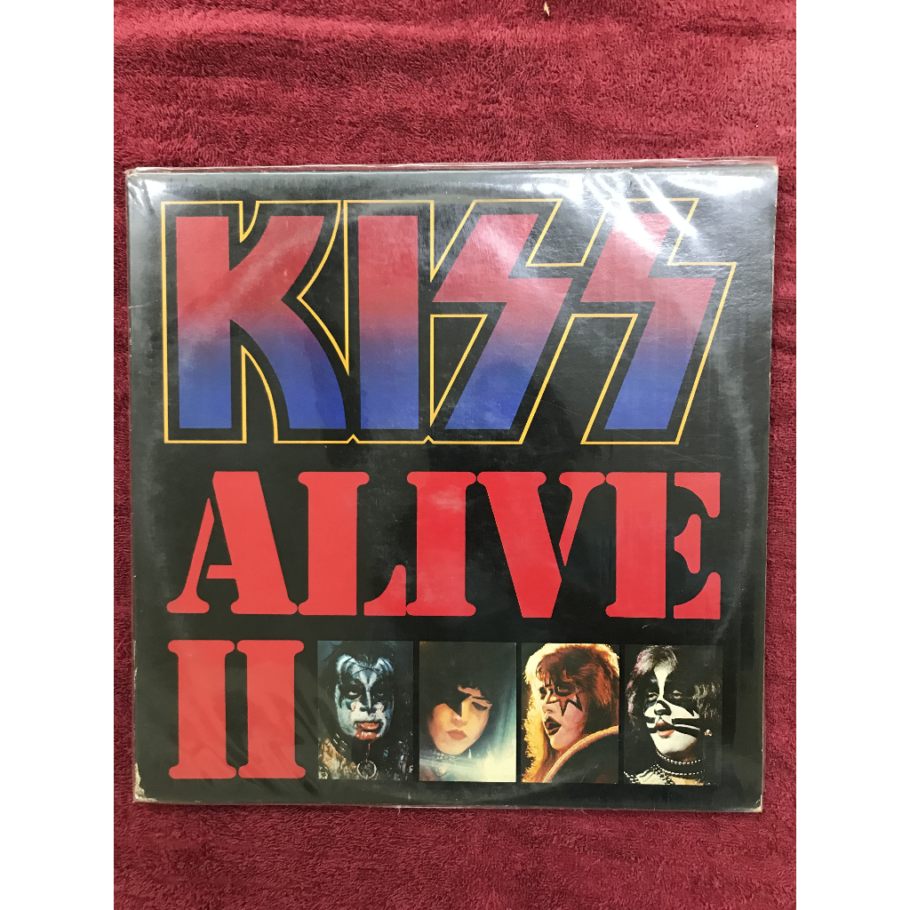 แผ่นเสียง 12 นิ้ว LP มือสอง เพลงสากล วง KISS - ALIVE II (1977)