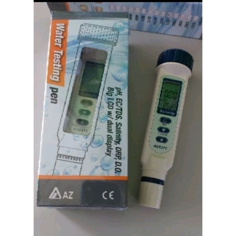 az 8371 ที่วัดความเค็ม ที่วัดเกลือ พร้อมส่ง ใช้วัดได้ทั้งสระว่ายน้ำ ตู้ปลาทะเล และ แลาน้ำจืด