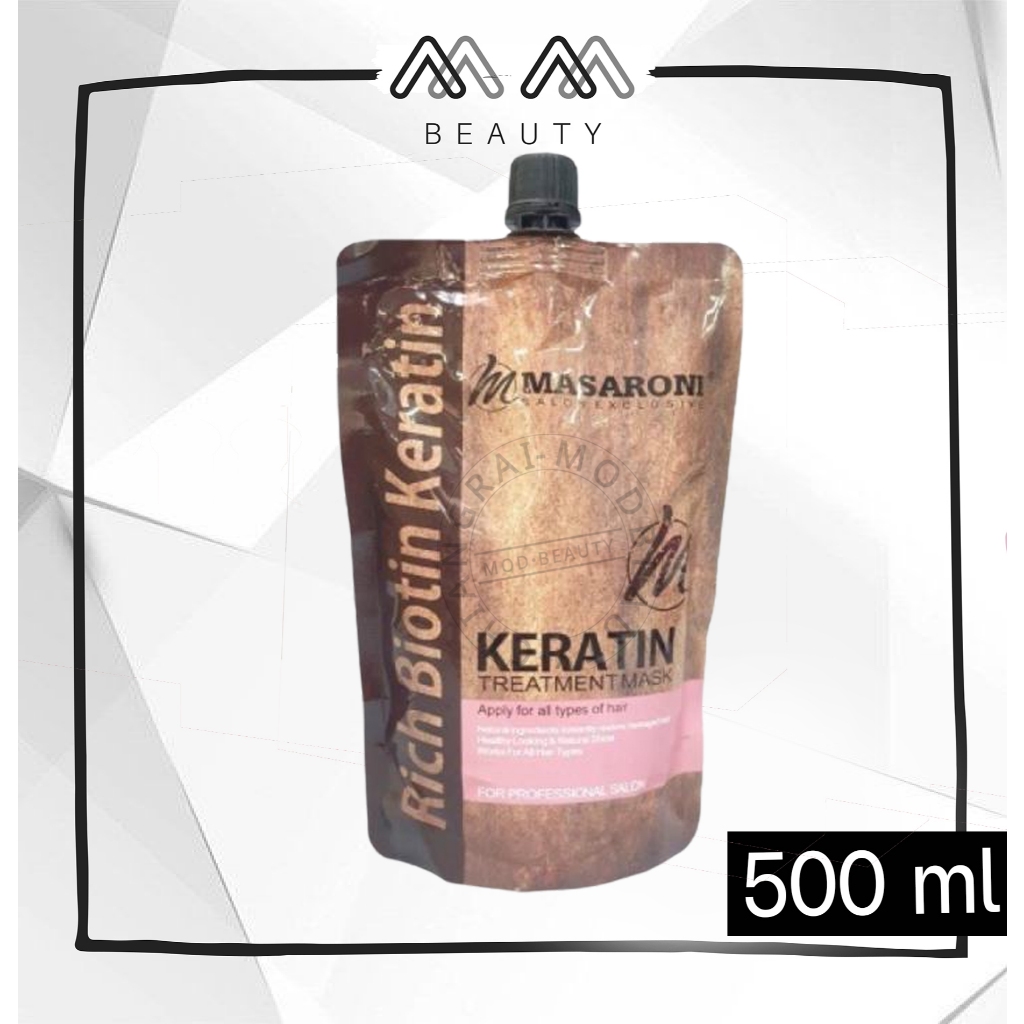 ทรีทเม้นท์​ Gosen(โกเซ่น) รุ่น มาเซโรนี่​ Masaroni keratin treatment mask 500ml.