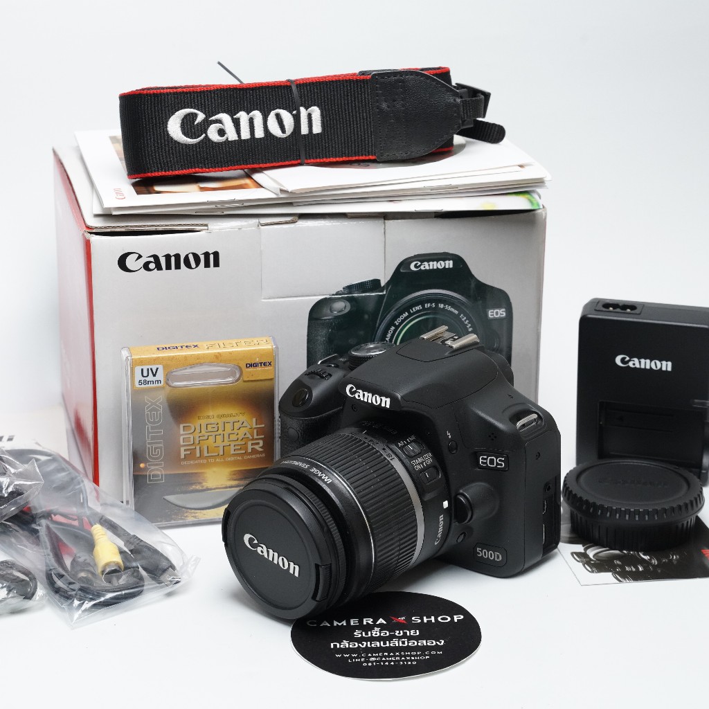 Canon 500D + 18 - 55 is อดีตศูนย์ ชัตเตอร์ 3,0xx สภาพใหม่มาก