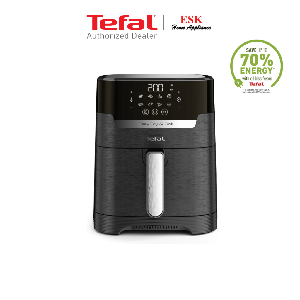 Tefal หม้อทอดไร้น้ำมัน 2IN1 รุ่น EY505866 EY505 ระบบดิจอตอล (รับประกันศูนย์ 2 ปี )