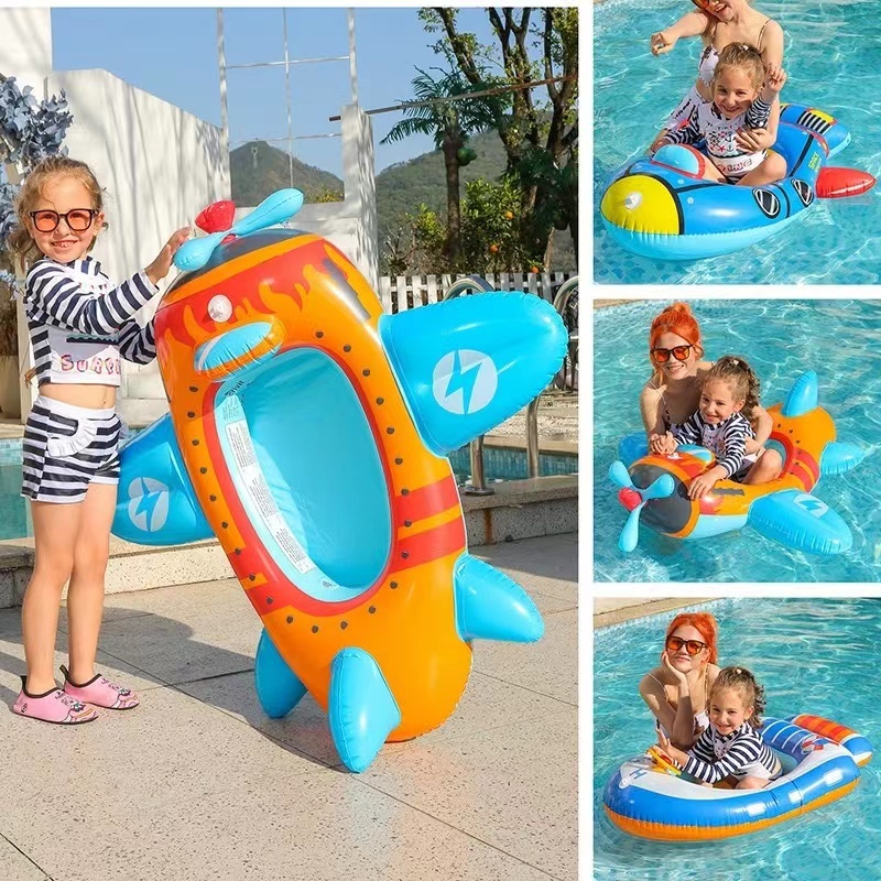ห่วงยางเด็ก PVC (10เดือน-2ปี) รูปรถแข่ง พวงมาลัยมีแตรรถ เบาะนั่งน้ำ ห่วงยางเป่าลม ห่วงยางเด็กลอย น้ำ