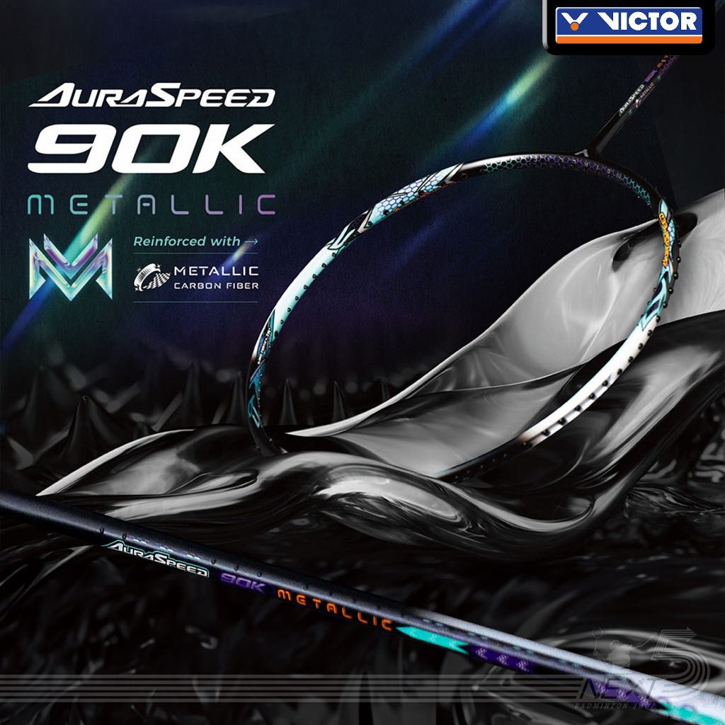 Victor ไม้แบดมินตัน รุ่น ARS-90K METALLIC แถม เอ็น กริป ซอง