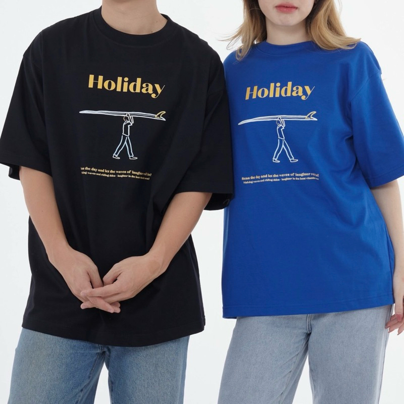 Holiday - เสื้อยืดโอเวอร์ไซส์ Myyoungs
