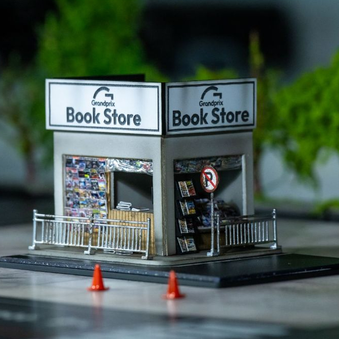 ฉาก Diorama Grand Prix Book Store