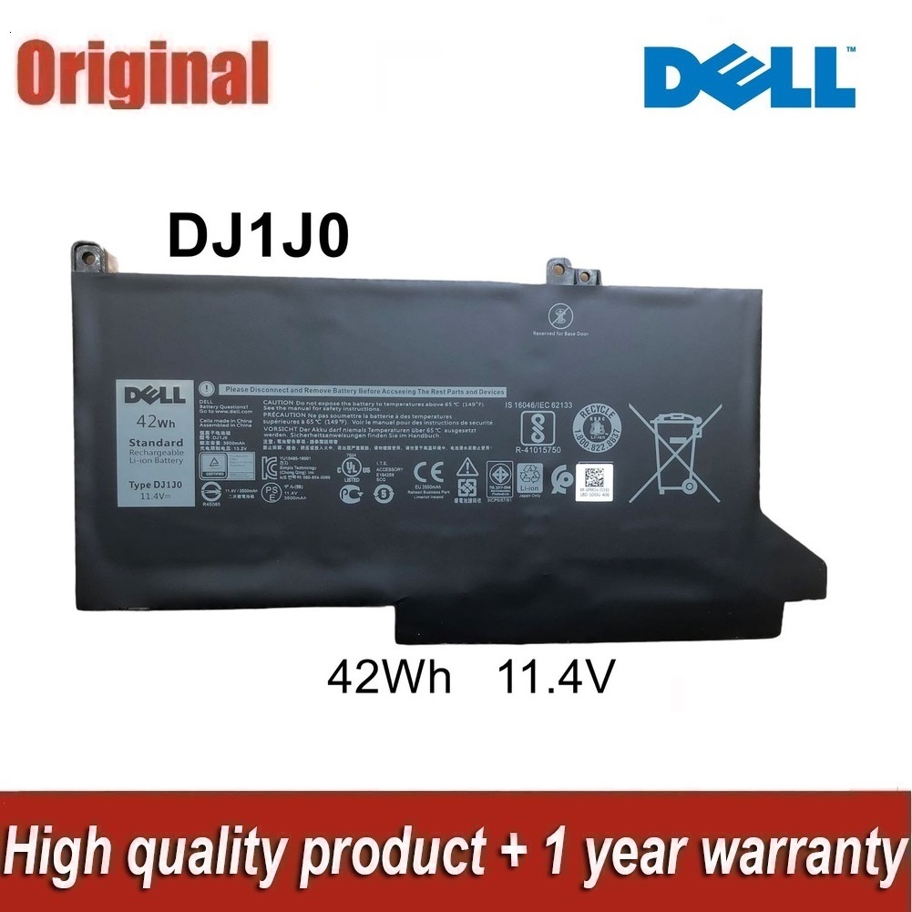 Dell แบตเตอรี่ DJ1J0 (สำหรับ Latitude E7280 E7480 E7490 12-7280 14-7480 ) Dell Battery Notebook เดล แบตเตอรี่ โน๊ตบุ๊ค