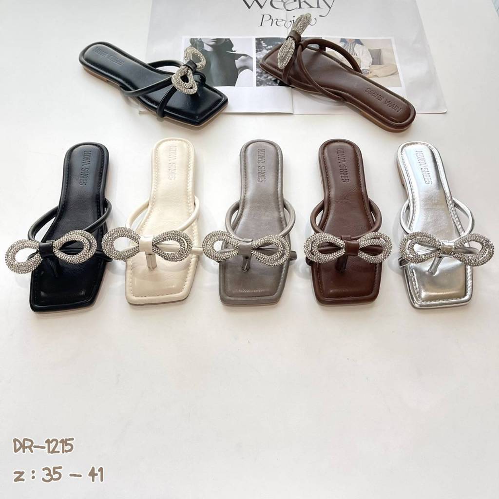 รองเท้าแตะ วิ้งงงงงอีกแล้ว สาวไคนไหนมองหารองเท้าแตะอยู่ รหัสสินค้า DR-1215