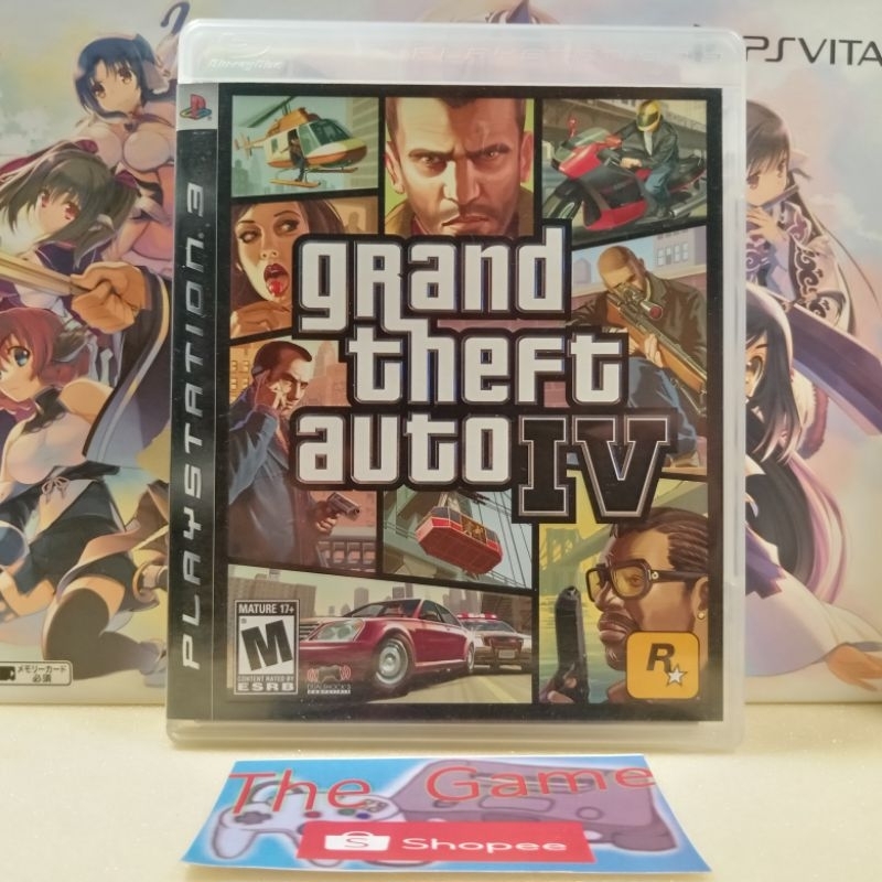 (PS3)​ เเผ่น​เกมส์​  PS3​ GTA IV Grand Theft Auto IV​ GTA4  ZONE​ ​1​US​ โซนที่ดีที่สุด​ (English)​