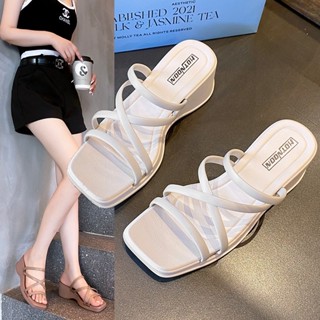 A660 รองเท้าแบบสวมสีพื้นเสริมส้น รองเท้ายางพารา  มี 3 สี