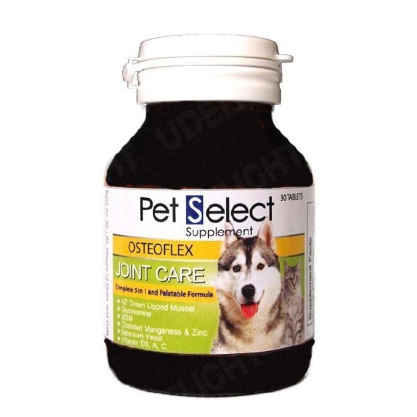 Pet Select OSTEOFLEX Joint Care สูตรบำรุงข้อลดการอักเสบของกระดูกและไขข้อ สุนัข (30 เม็ด)