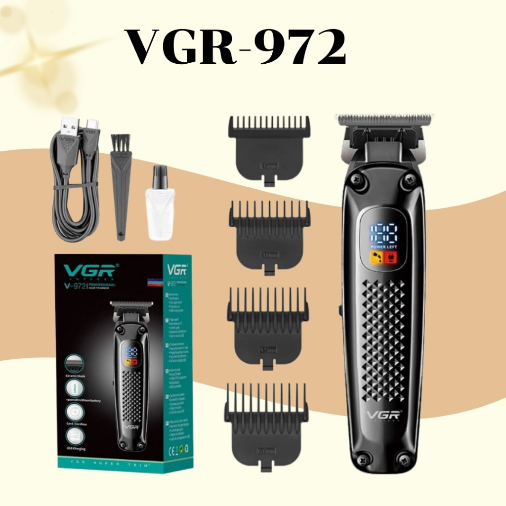 ปัตตาเลี่ยนตัดผม vgr 972 ปัตตาเลี่ยนโกนหนวด