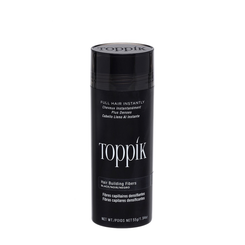 [ของแท้] Toppik ผงเคราติน ปิดผมบาง Hair Building Fibers 55g. (Black)