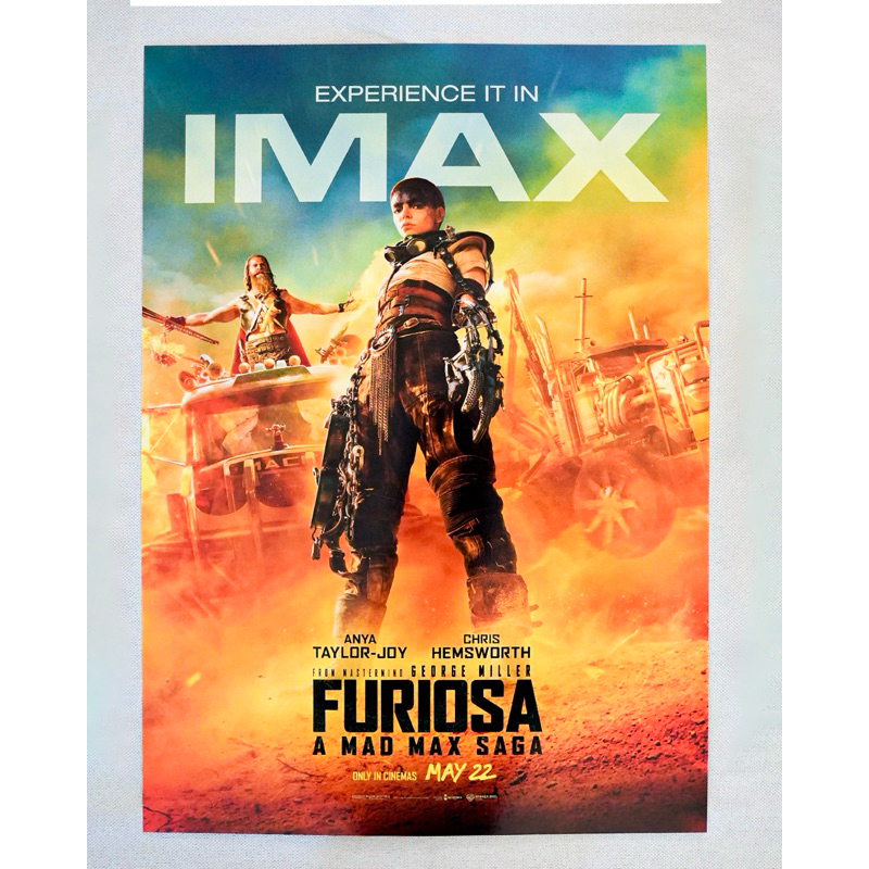 โปสเตอร์ของแท้ “FURIOSA : MAD MAX SAGA” IMAX Week 1 จาก Major Cineplex - Poster “FURIOSA : MAD MAX SAGA” IMAX Week 1