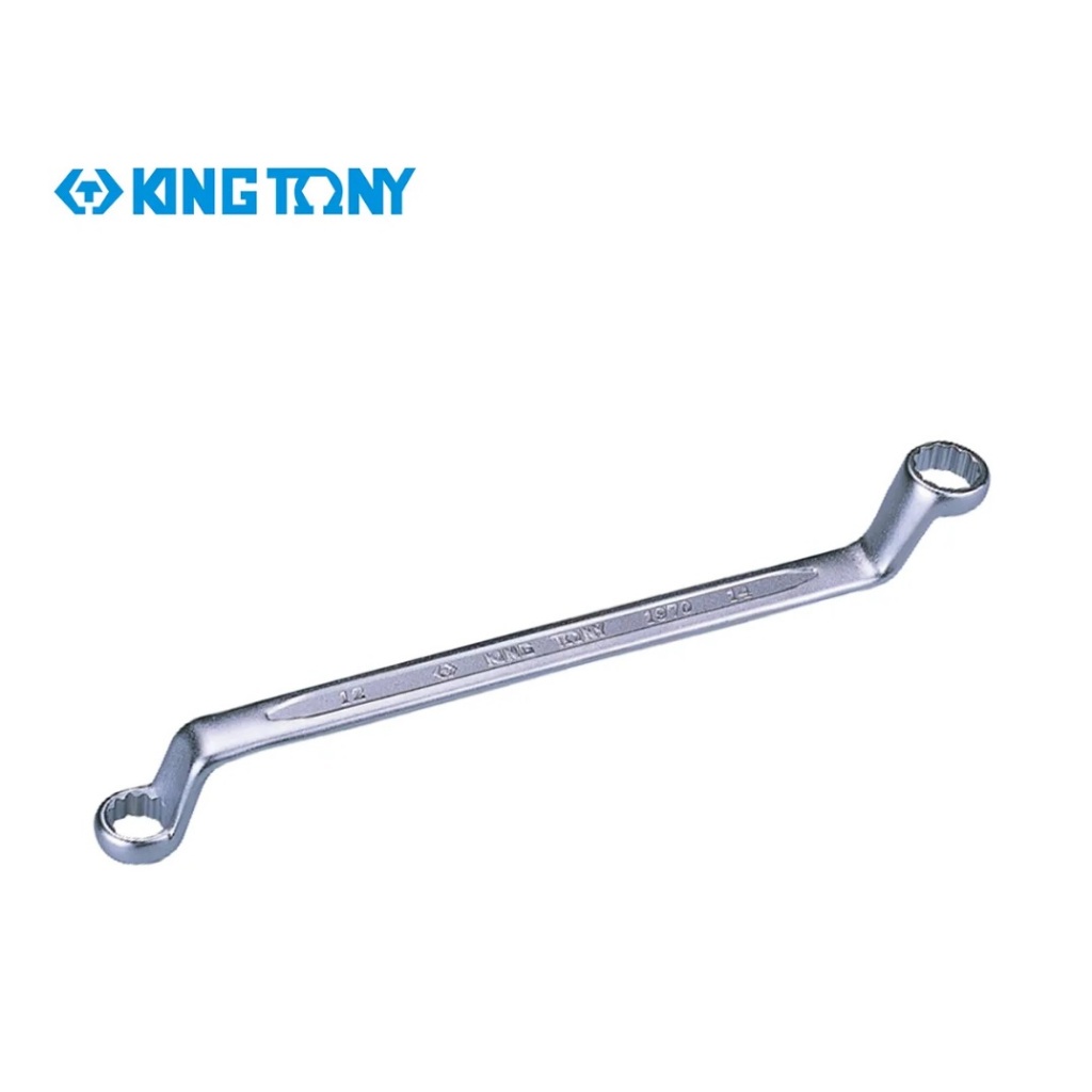 KING TONY ประแจแหวน คอ 75 องศา ประแจแหวน2ข้าง  ประแจแหวนคู่  KINGTONY (เบอร์ 6x7 - 30x32 mm.) เหล็ก CR-V ของแท้ 100%