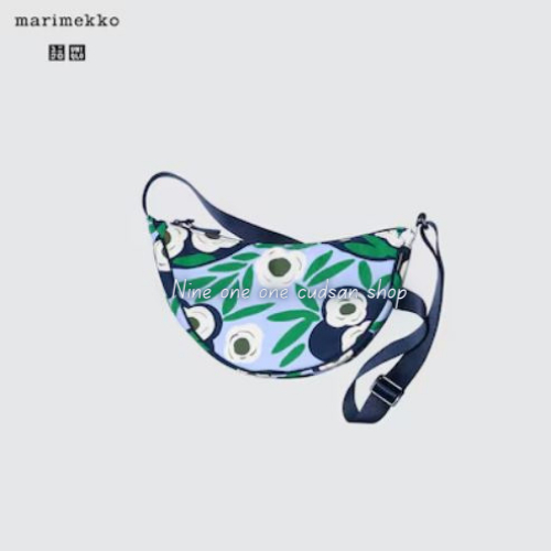 กระเป๋าสะพายข้าง มารีเมกโก๊ะ Marimekko X  U n i q l o ของแท้ W's Round Shoulder bag ของแท้