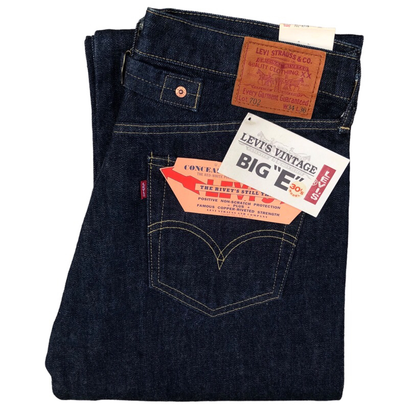 LEVI’S 702-XX BIG E MODEL 1937  MADE IN JAPAN 🇯🇵 BUTTON J22