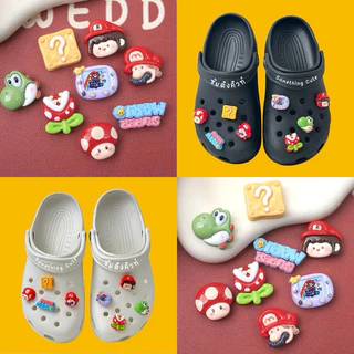 ส่งจากไทย 🍄 จิบบิทตัวติดรองเท้ามาริ โอ้เซต 8 ชิ้น (n.28)