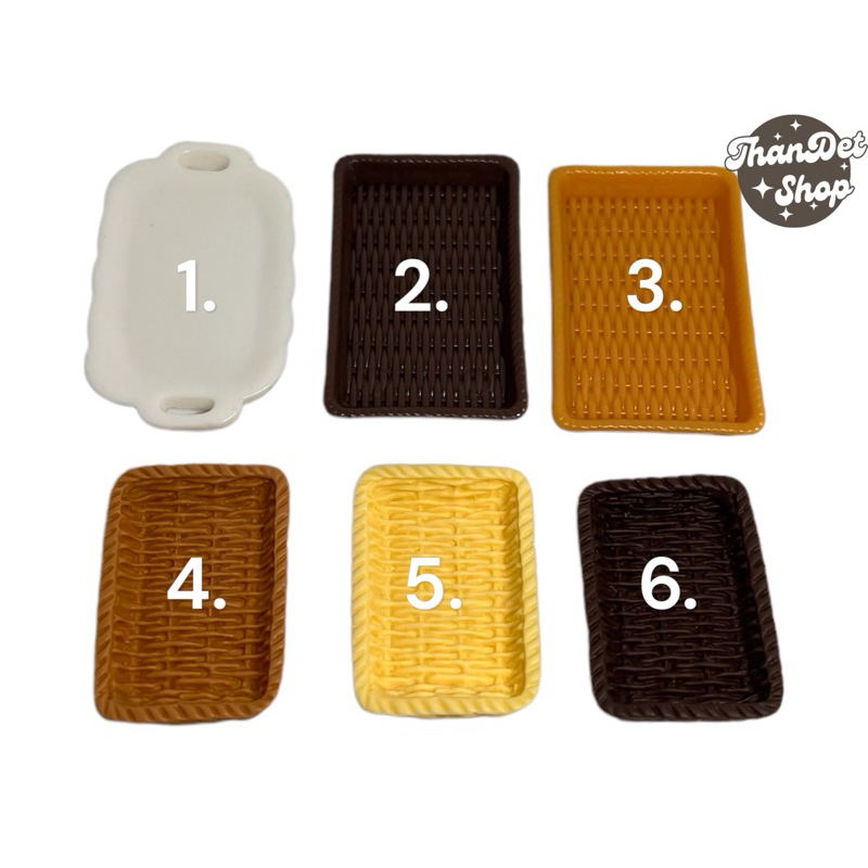 ถาดเนื้อเรซิ่นจิ๋ว [พร้อมส่ง]