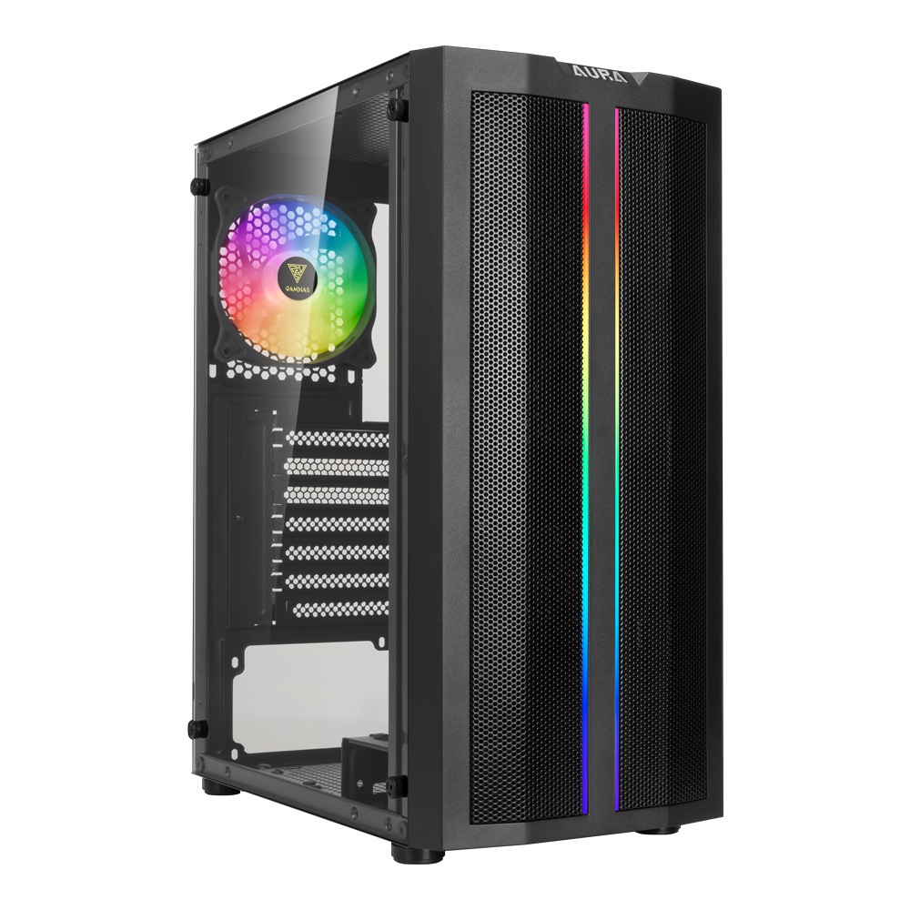 CASE (เคส) GAMDIAS AURA GC3 (BLACK) (ATX)