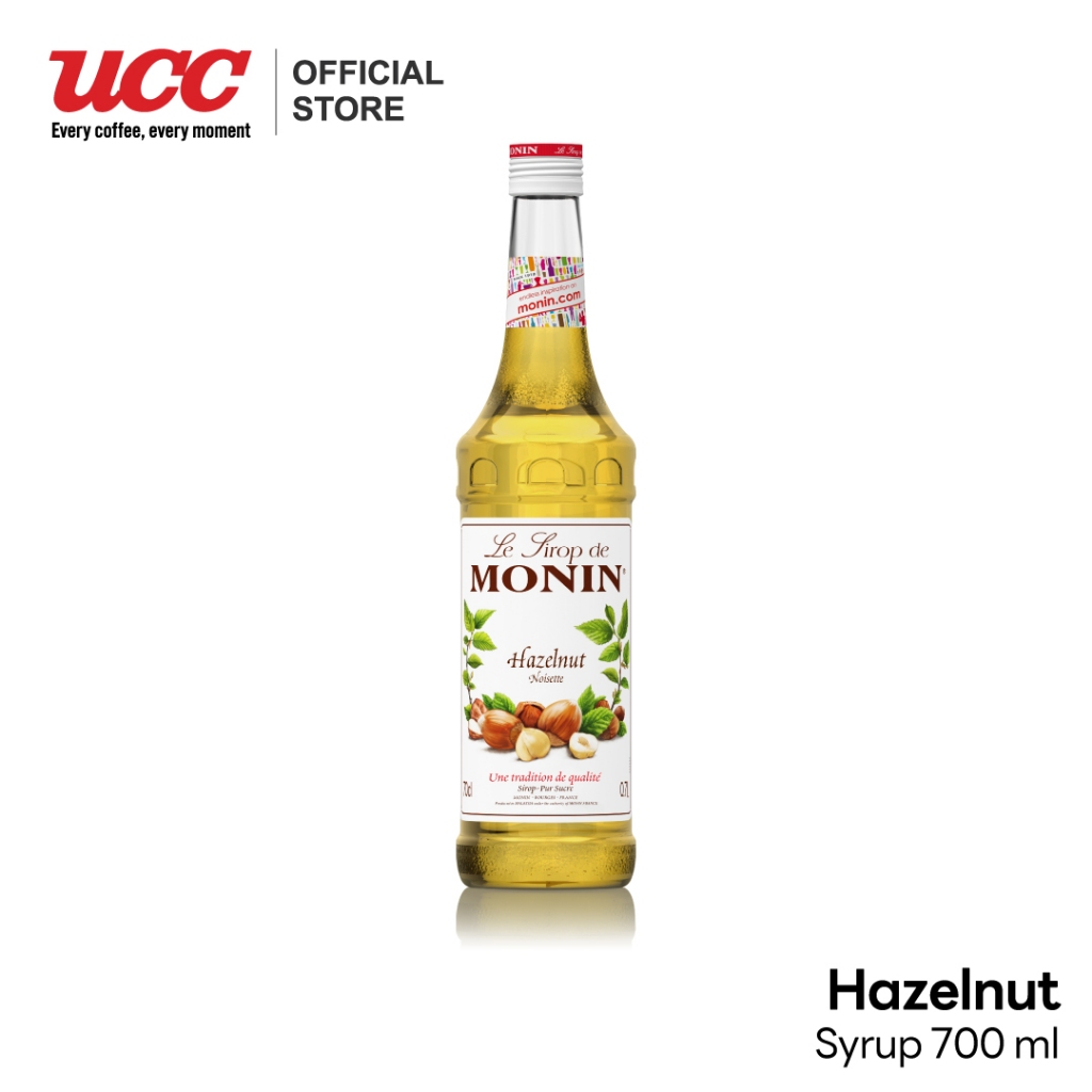 MONIN Hazelnut Syrup น้ำเชื่อมกลิ่นเฮเซลนัท 700ml.