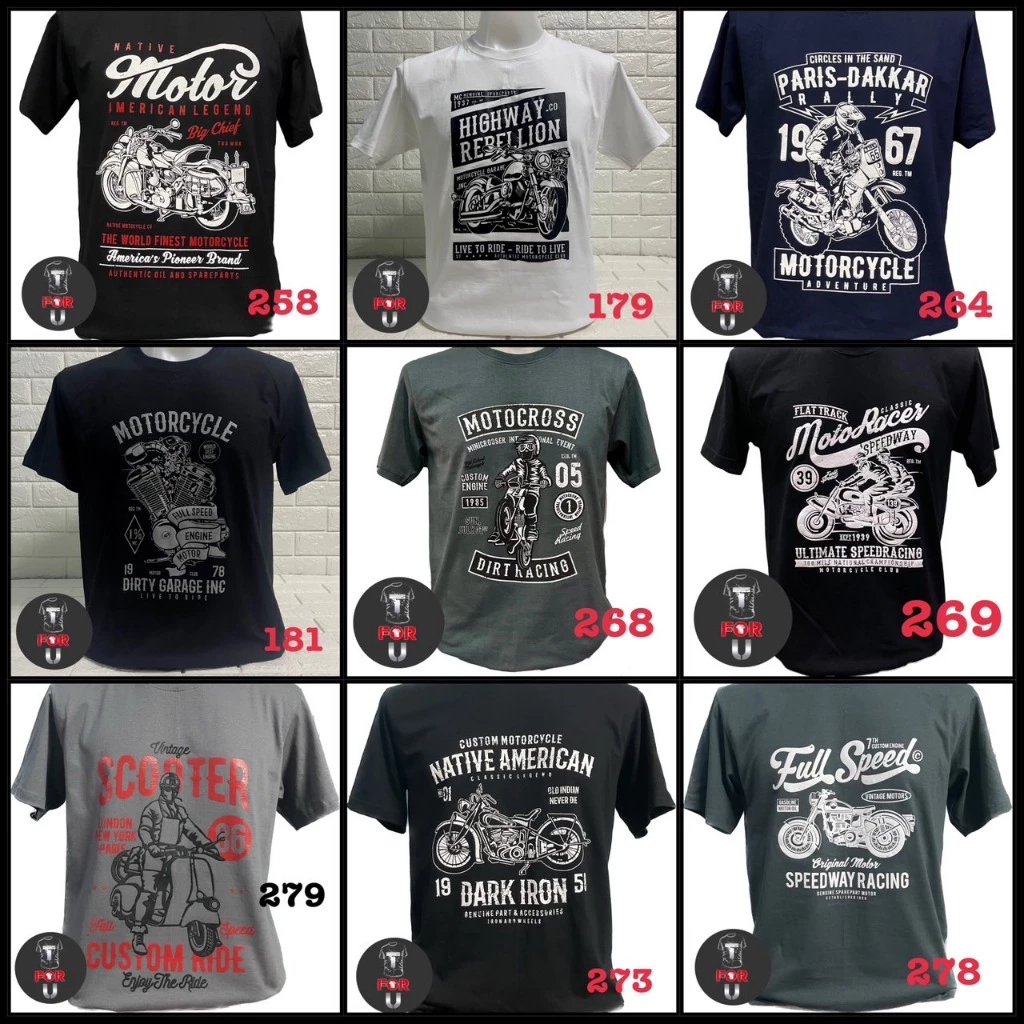 เสื้อยืดลาย คอตต้อน 100% ลายสกรีน สวมใส่สบาย ราคาไม่แพง
