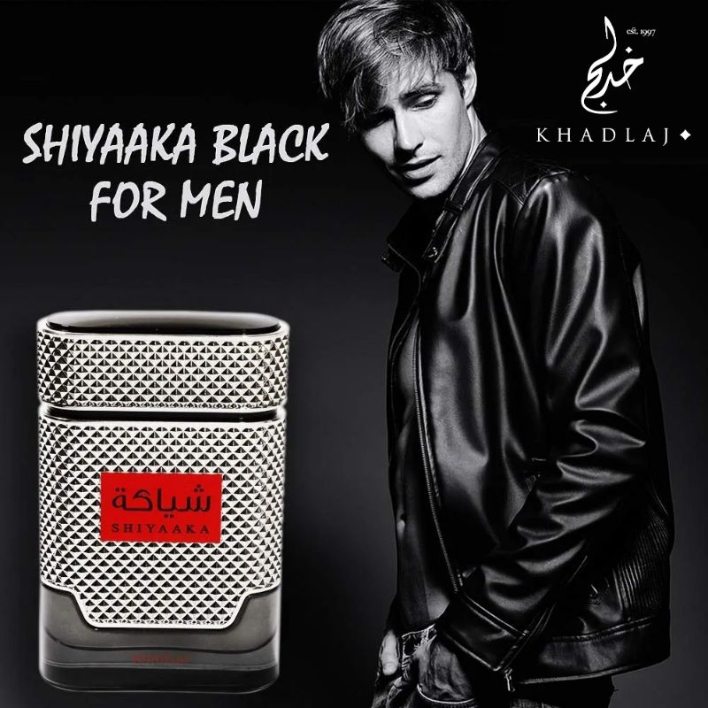 Shiyaaka Silver EDP By Khadlaj 100ml (ขวดดำ)