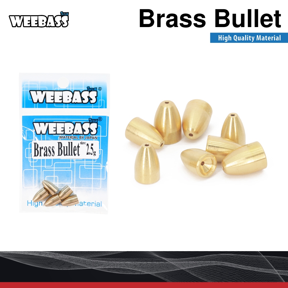 ตะกั่วทองเหลือง WEEBASS Brass Bullet ตะกั่ว เท็กซัส