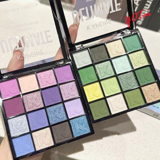 YOTAI อายแชโดว์ พาเลทอายแชโดว์ 16สี Eyeshadow เนื้อใยไหม เนื้อแมท ประกายชิมเมอร์ กลิตเตอร์ สีสวย กันน้ํา ติดทนนาน