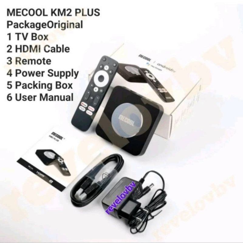 ร้านแนะนำ ใหม่ Mecool KM2 PLUS  Support 4K Diney+ Hotstar la Netflix Certified