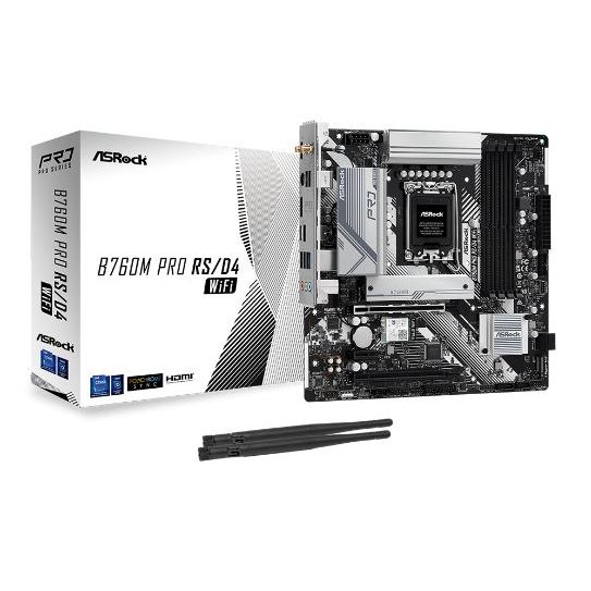 MAINBOARD (เมนบอร์ด) ASROCK B760M PRO RS/D4 WIFI (DDR4) (SOCKET LGA 1700) (MICRO-ATX)