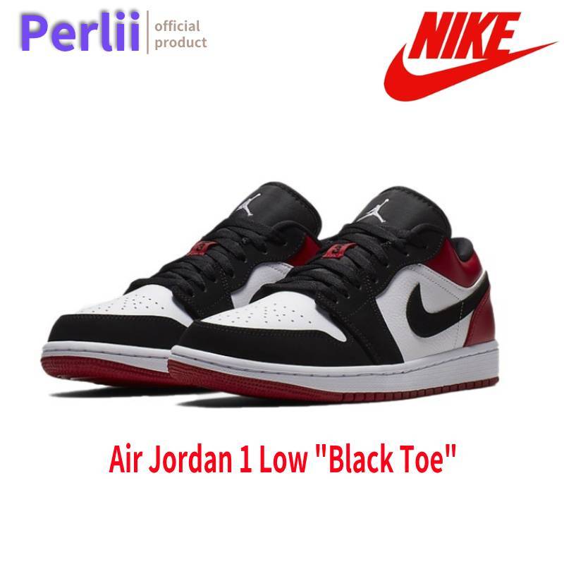 พร้อมส่ง ของแท้ รองเท้า Nike Air Jordan 1 Low BLACK TOE