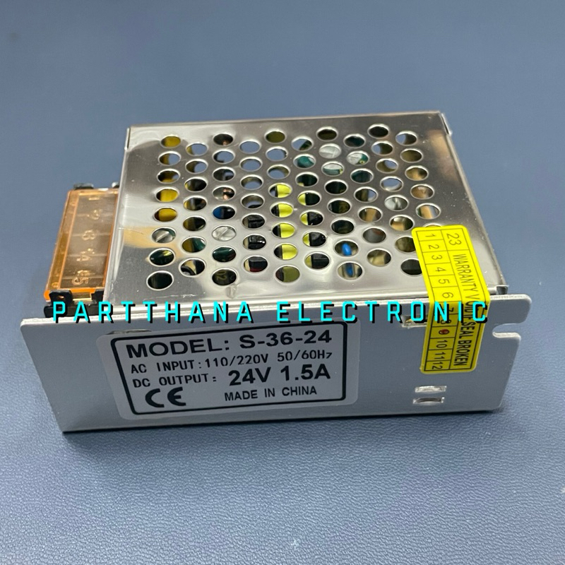 S-36-24 POWER SUPPLY 24V 1.5A พร้อมส่งในไทย