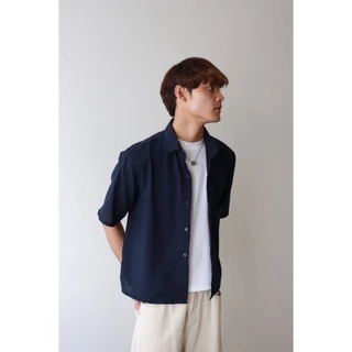 IBB LINEN CROPPED SHIRTS เสื้อเชิ้ตผ้าลินิน100% ทรงครอป เนื้อผ้าบางเหมาะสำหรับใส่เป็นเสื้อคลุม