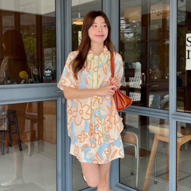 🦋🌼New poppy shirt 📌เสื้อเป็นทรง oversize กดแยกชิ้นนะคะ‼️