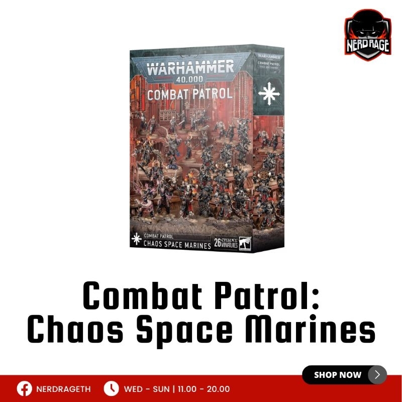 [Games Workshop] [Warhammer 40K] [Chaos Space Marines] Combat Patrol Chaos Space Marines [WH-40K-101