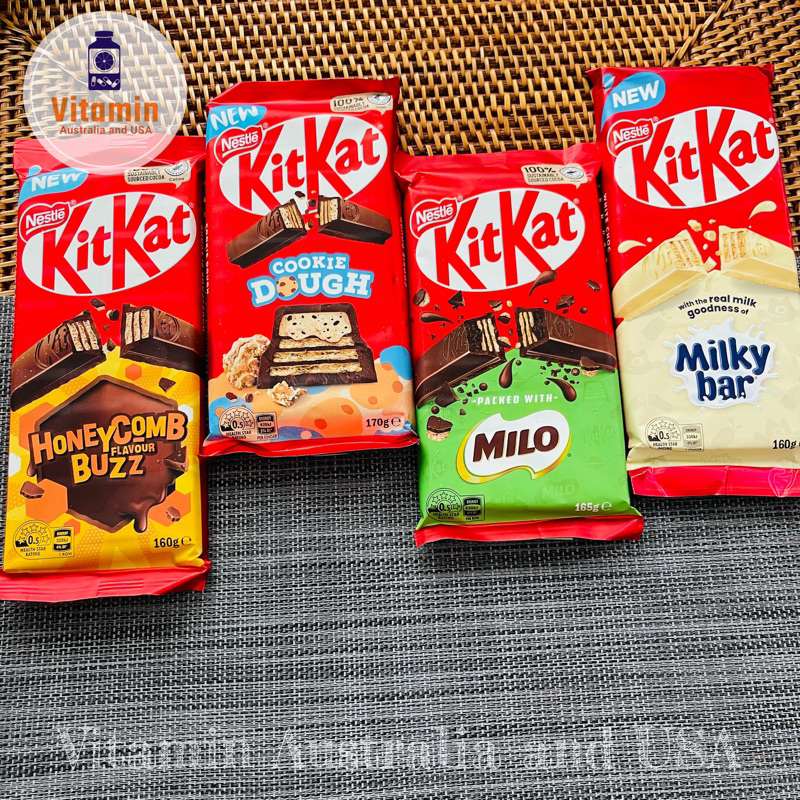 KitKat Chocolate Bar คิทแคท ช็อคโกแลต นำเข้าจากประเทศออสเตรเลีย ขนาด 170กรัม KitKat Mint