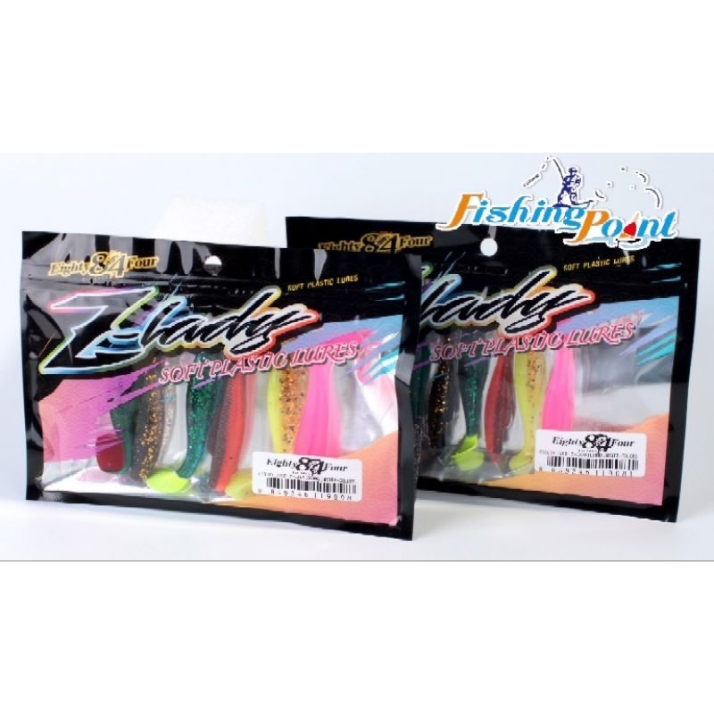 ปลายาง Lure 84 Z-Lady มี2ขนาด 6ซม. และ 8ซม. (6ตัว/ซอง)