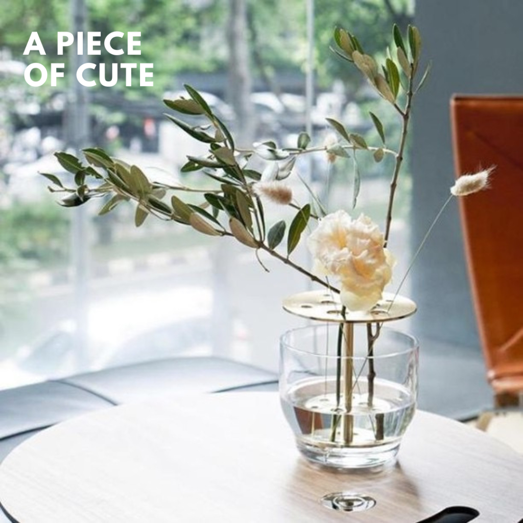 𝗙𝗟𝗢𝗪𝗘𝗥 𝗩𝗔𝗦𝗘 แจกันดอกไม้ แก้ว คริสตัล ikebana สไตล์ญี่ปุ่น ของแต่งบ้าน ของขวัญ แต่งบ้าน_apxvase17