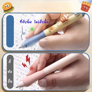 พร้อมส่งจากไทยปากกาเจลลบได้ 0.5มม.แพ็ค 4 ด้าม หมีกน้ำเงิน ลายการ์ตูนน่ารัก ERP006