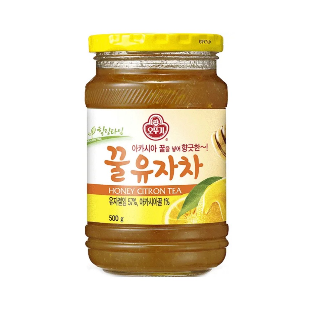 [ของแท้] 꿀유자차 Ottogi Honey Citron Tea (ชาส้มผสมน้ำผึ้งเกาหลี) 500g