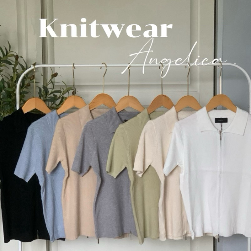 [ป้าย One K] งานเสื้อไหมพรมแขนสั้นทรงซิปสามารถรูดได้ 2 ทาง ผ้ายืดหยุ่นให้ตัวดีมากรีบจัดเลยก่อนหมด